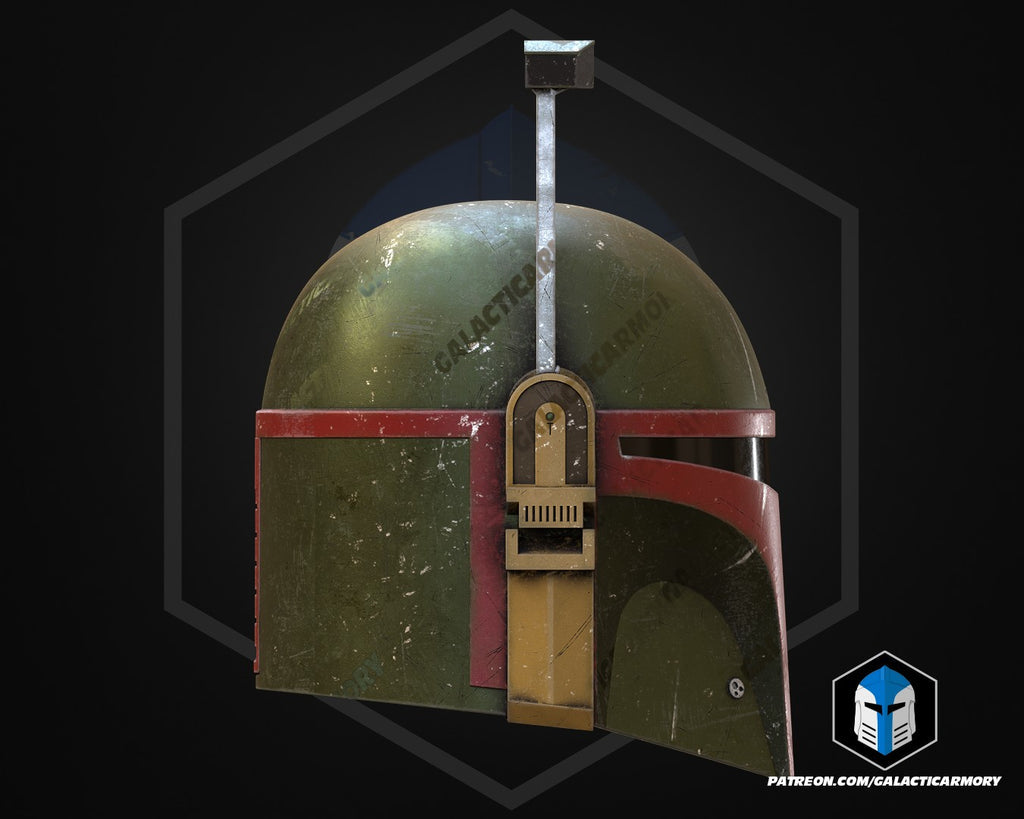 Boba Fett Helmet lifesize Wearable Cosplay by dask3d