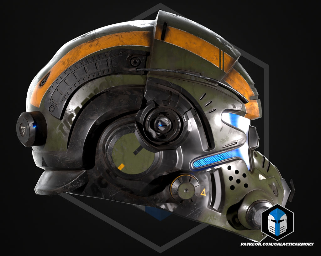Jack Cooper Titanfall Helmet lifesize Wearable Cosplay by dask3d