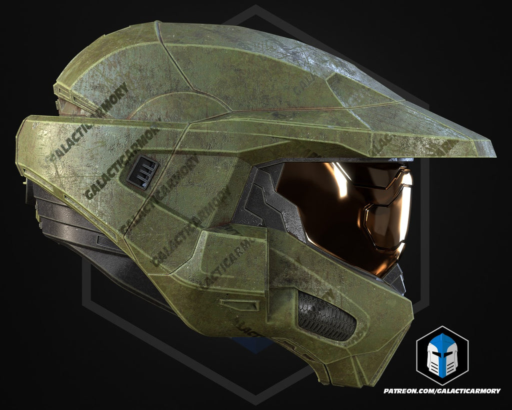 Halo Infinite Master Chief Helmet lifesize Wearable Cosplay by dask3d