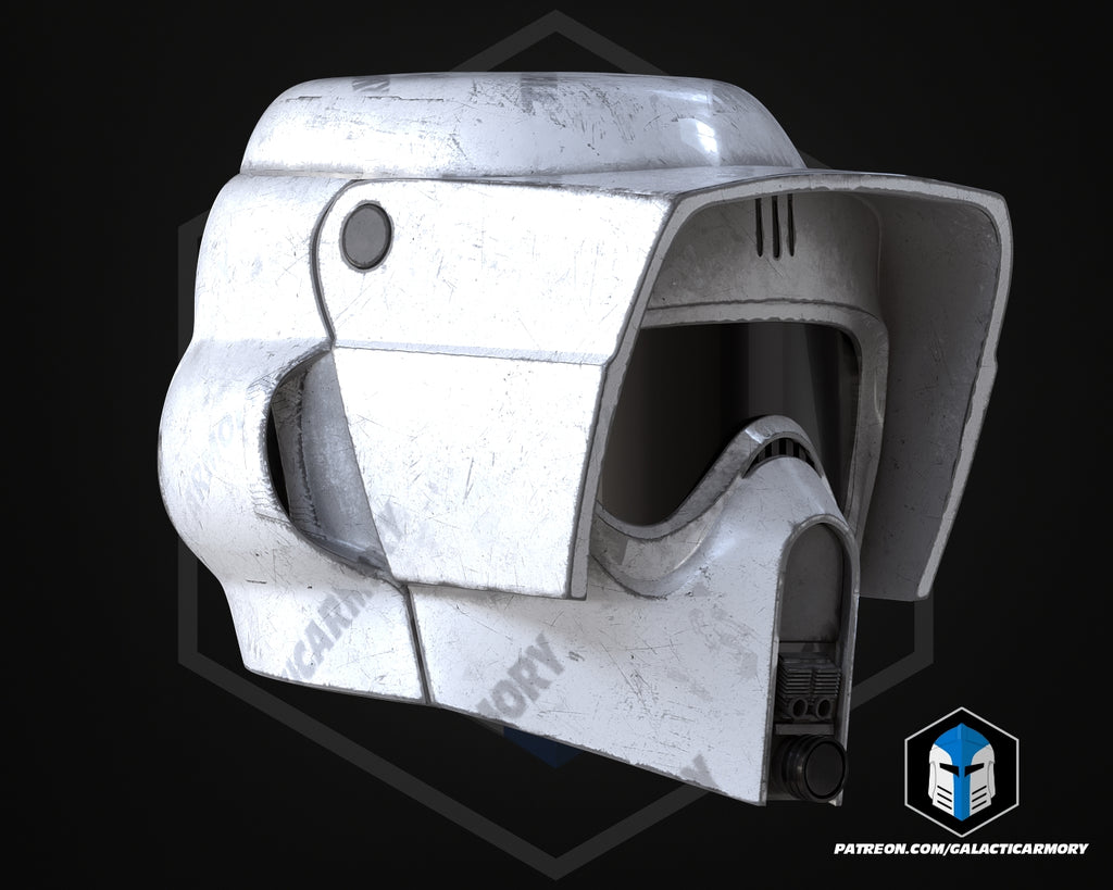 Scout Trooper Helmet lifesize Wearable Cosplay by dask3d