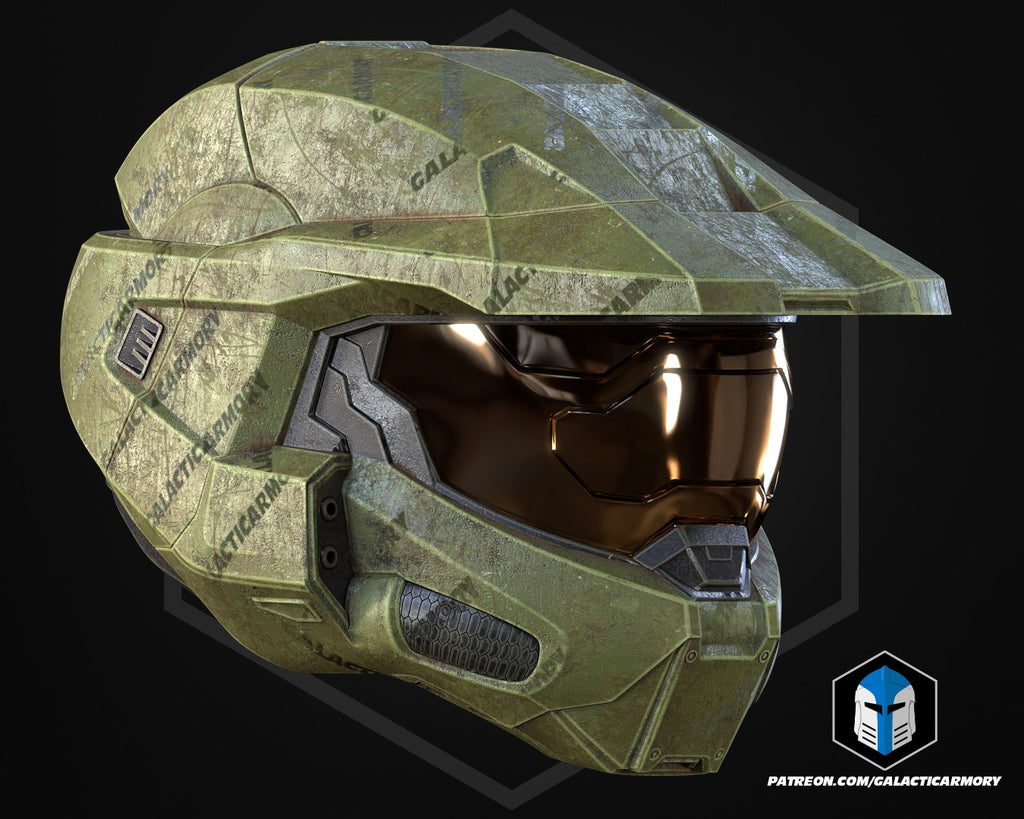 Halo Infinite Master Chief Helmet lifesize Wearable Cosplay by dask3d