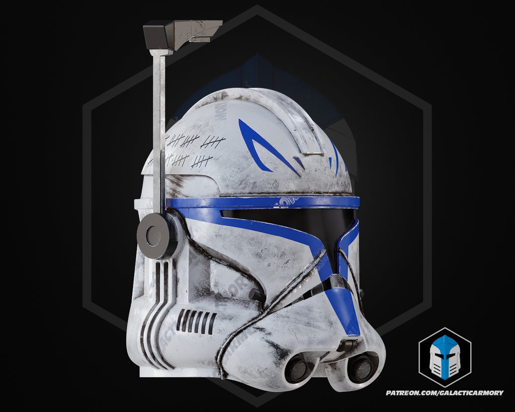 Realistic Captain Rex Helmet lifesize Wearable Cosplay by dask3d