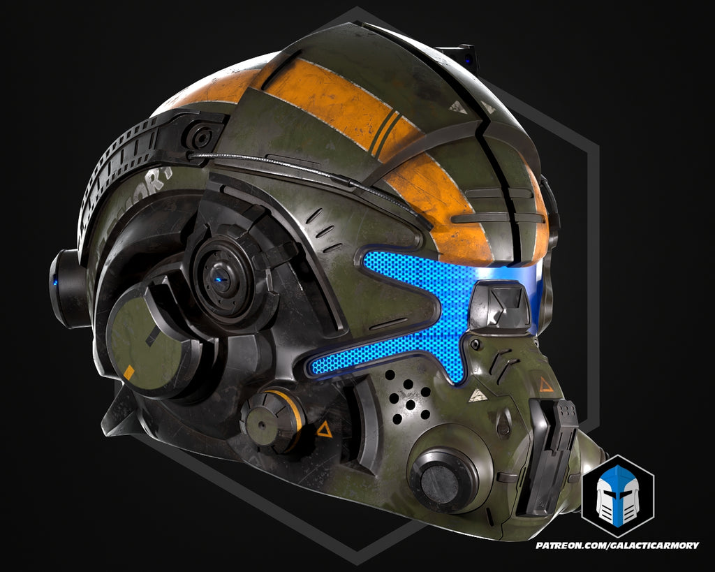 Jack Cooper Titanfall Helmet lifesize Wearable Cosplay by dask3d