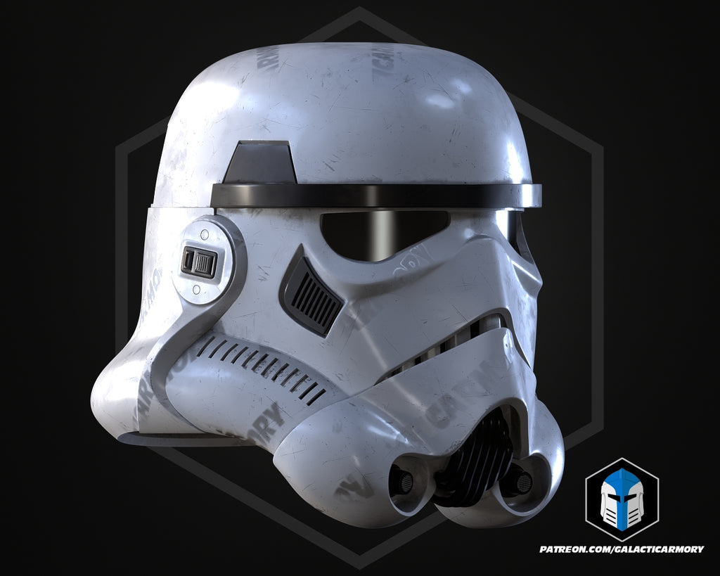 Rogue One Stormtrooper Helmet lifesize Wearable Cosplay by dask3d