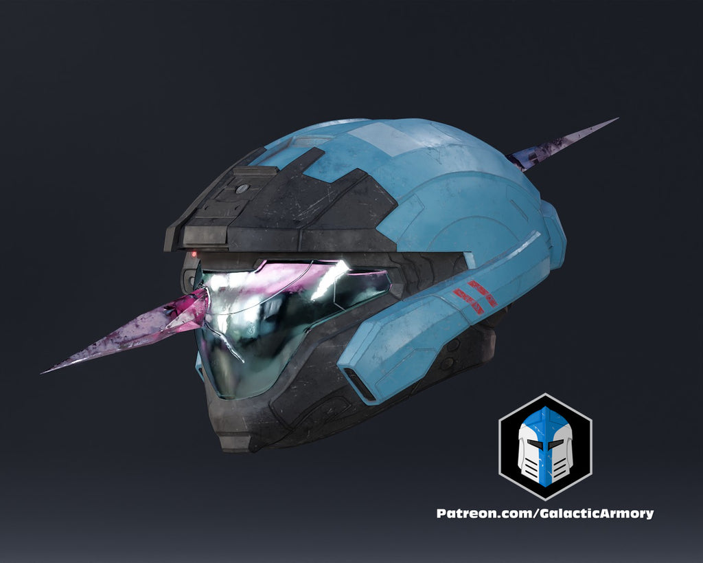 Reach Air Assault - Kat Helmet lifesize Wearable Cosplay by dask3d