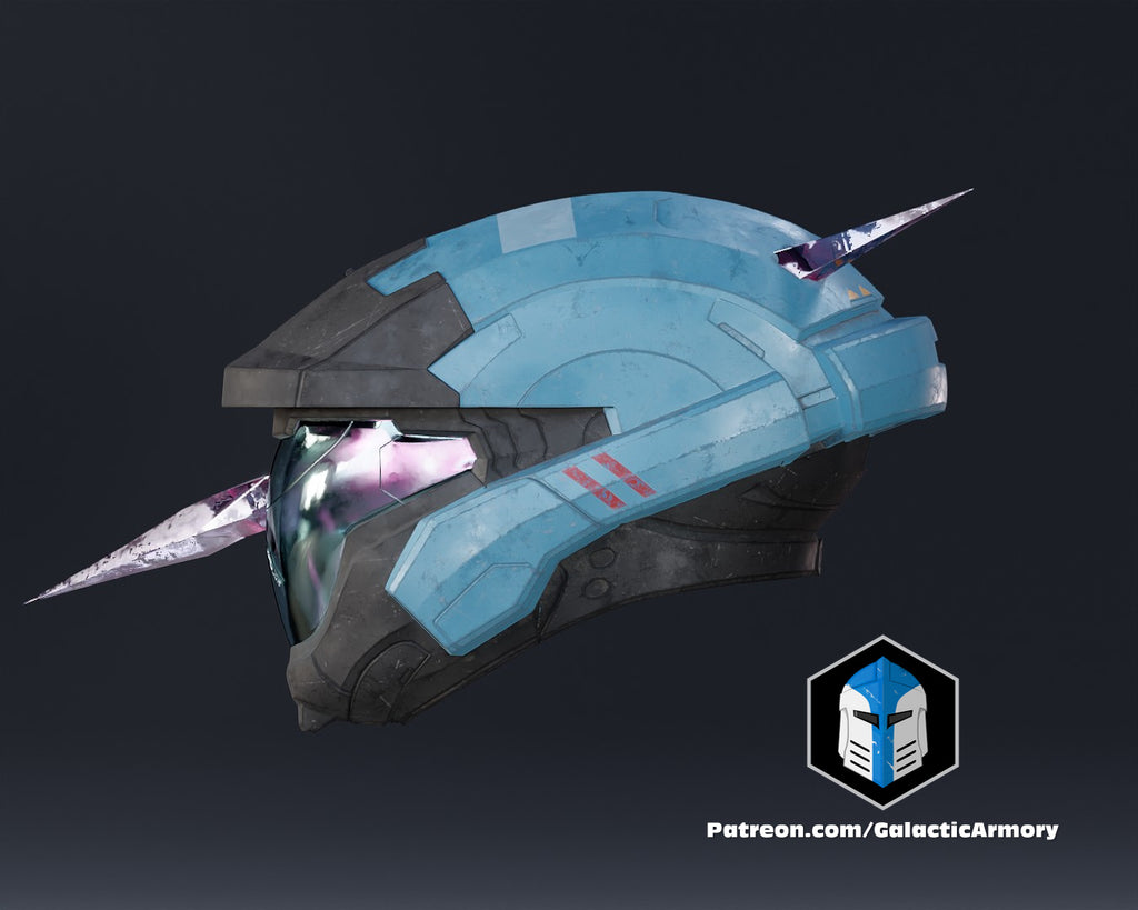 Reach Air Assault - Kat Helmet lifesize Wearable Cosplay by dask3d