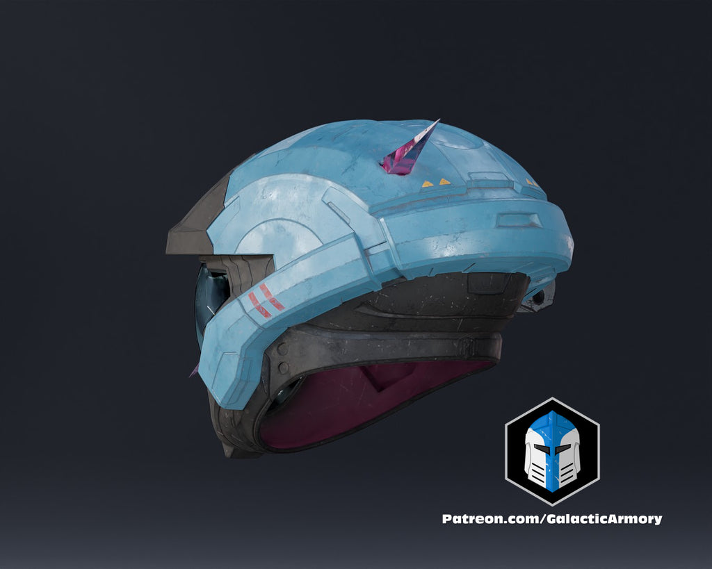 Reach Air Assault - Kat Helmet lifesize Wearable Cosplay by dask3d
