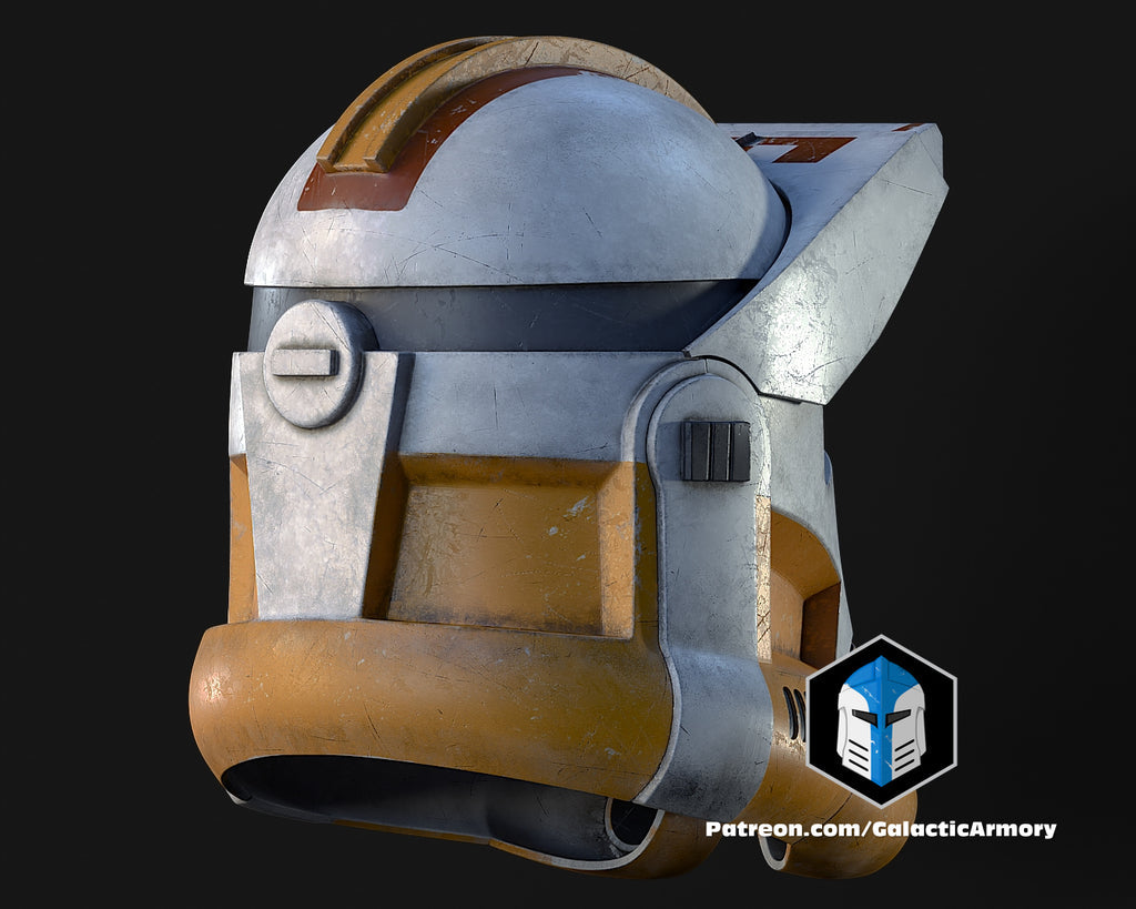 Phase 2 Animated Clone Trooper Helmet lifesize Wearable Cosplay by dask3d