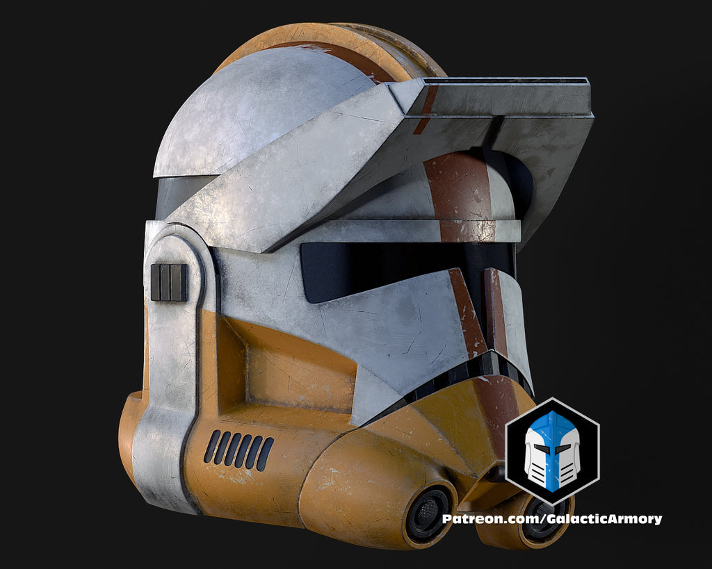 Phase 2 Animated Clone Trooper Helmet lifesize Wearable Cosplay by dask3d