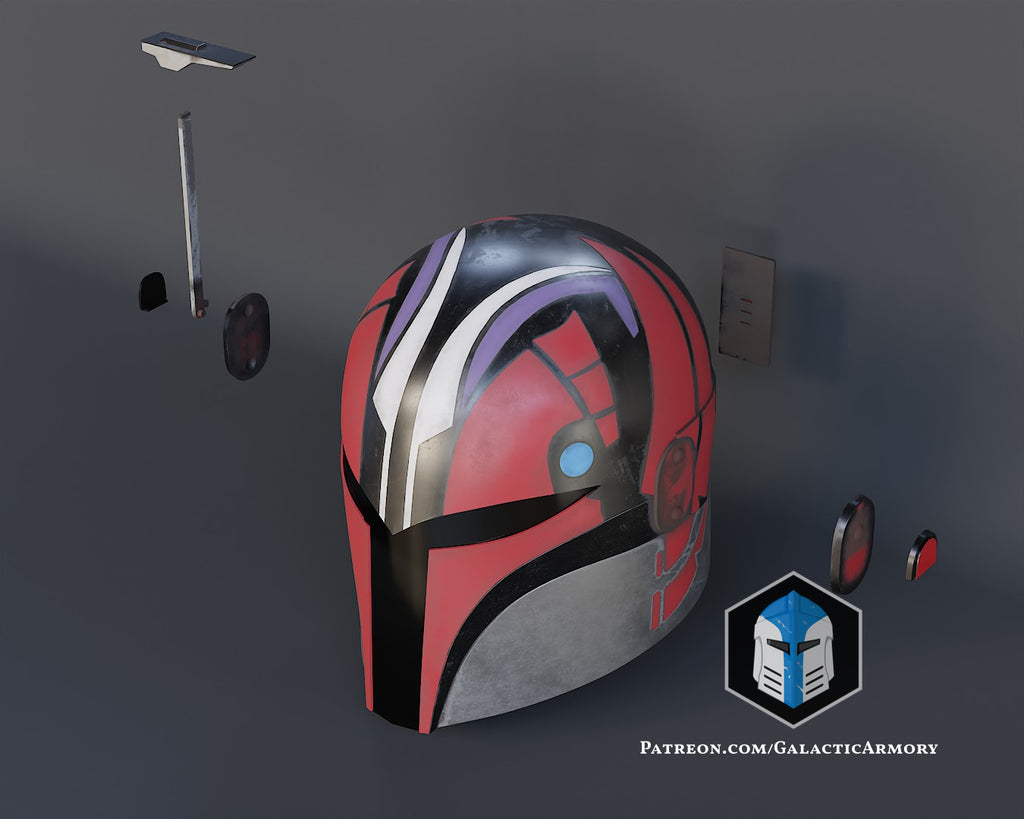 Sabine Wren Helmet lifesize Wearable Cosplay by dask3d