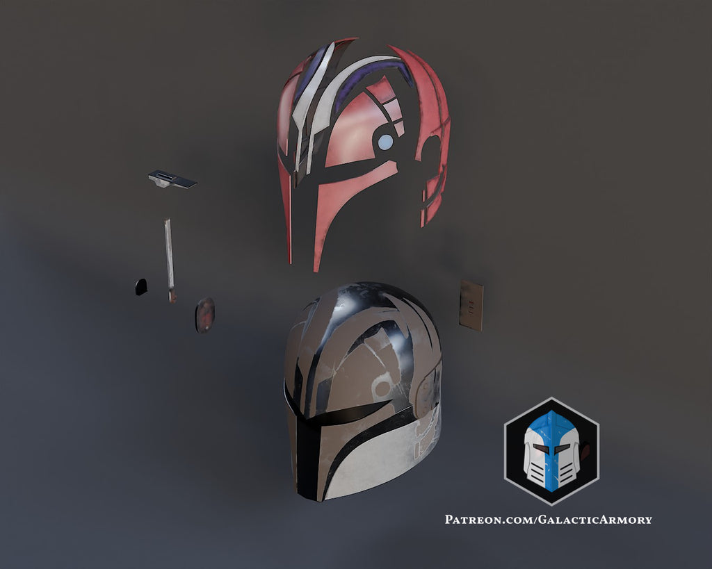 Sabine Wren Helmet lifesize Wearable Cosplay by dask3d