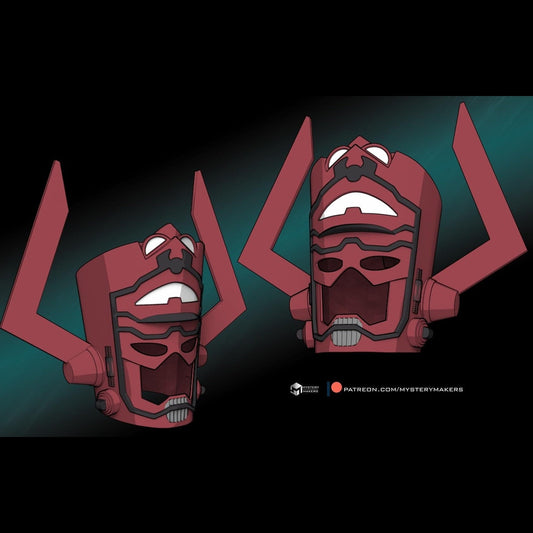 galactus helmet comic-book style diy kit 3d print or fully painted 1:1 wearable