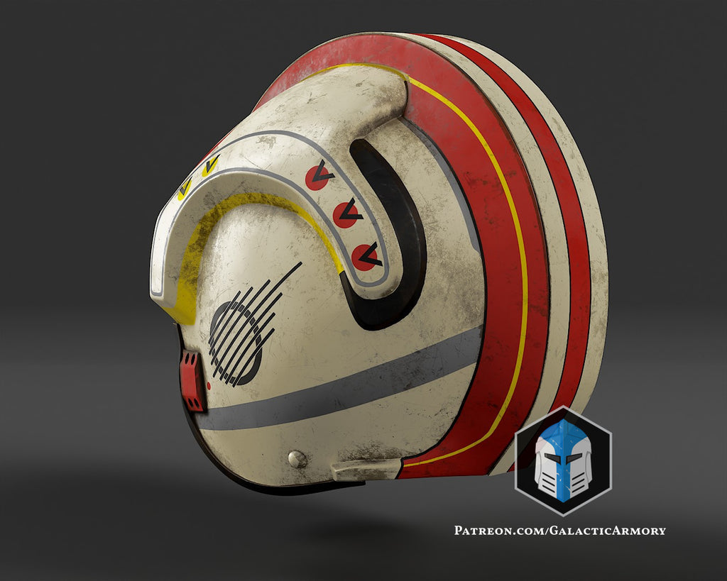 Rebel Pilot Helmet lifesize Wearable Cosplay by dask3d