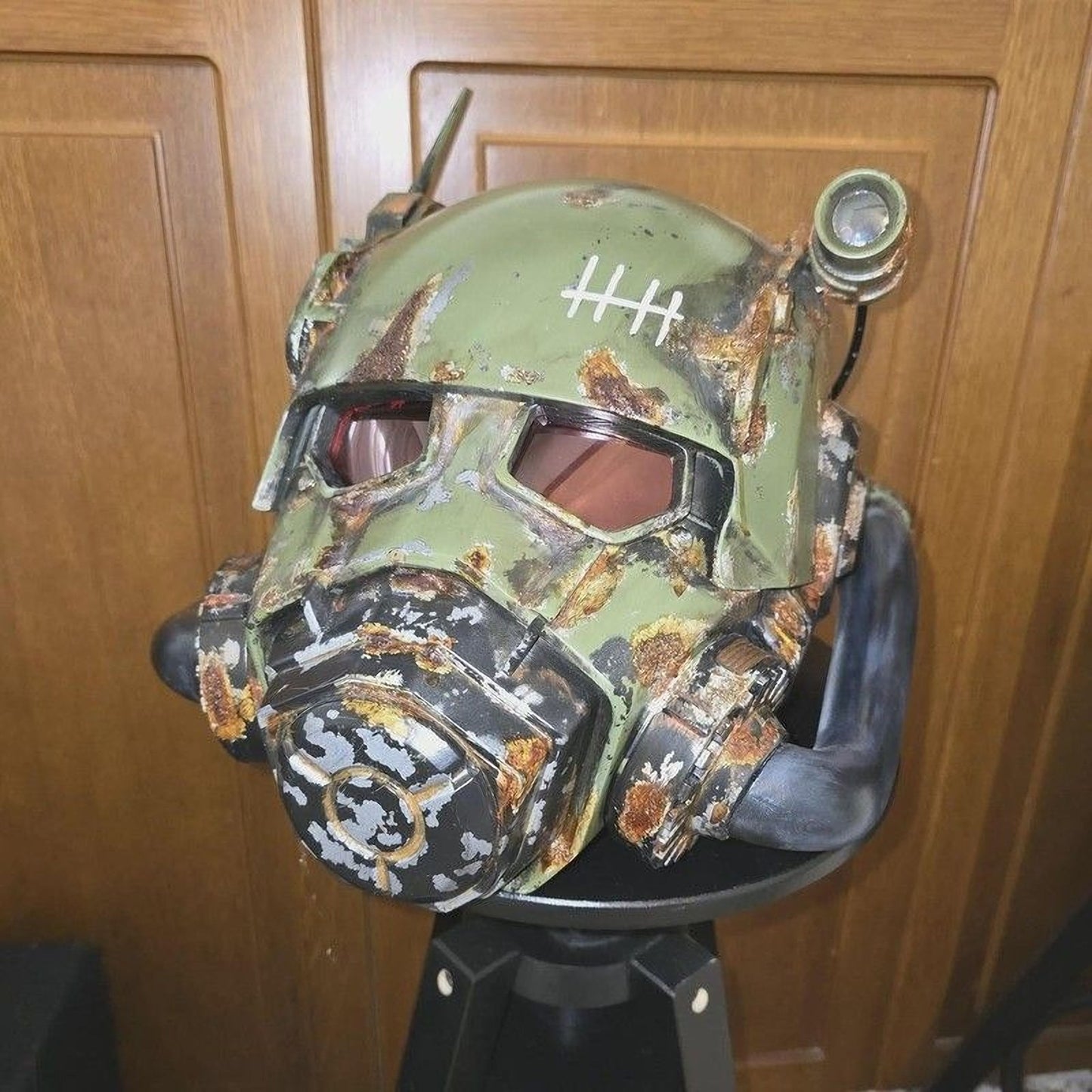 Fallout NCR Power Armor Helmet 1:1 Wearable Cosplay Prop 3D Print Kit or Painted