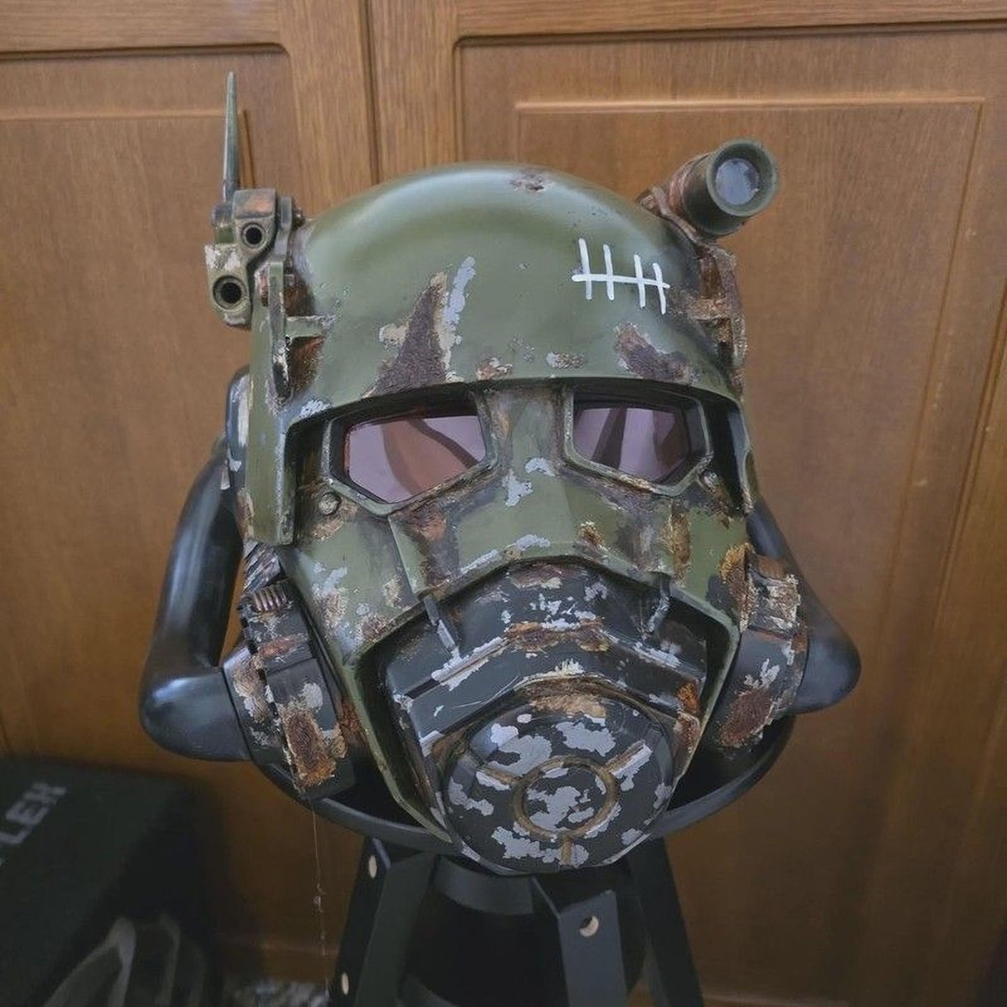 Fallout NCR Power Armor Helmet 1:1 Wearable Cosplay Prop 3D Print Kit or Painted