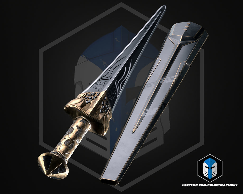 The Odyssey King Agamemnon's Helmet and Sword (no sheath) lifesize Wearable Cosplay - Kit or Painted
