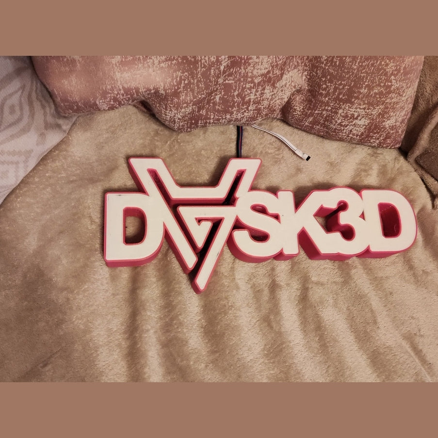 custom name lithophane baby decor