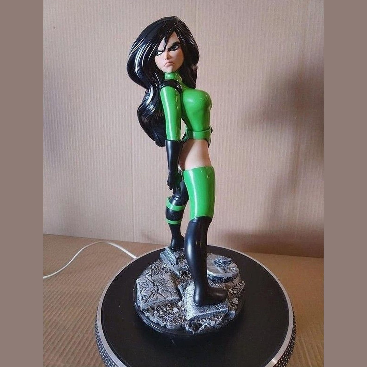 Kim Possible Shego Light Up Resin Statue 1:4 Painted or DIY Kit Collectible