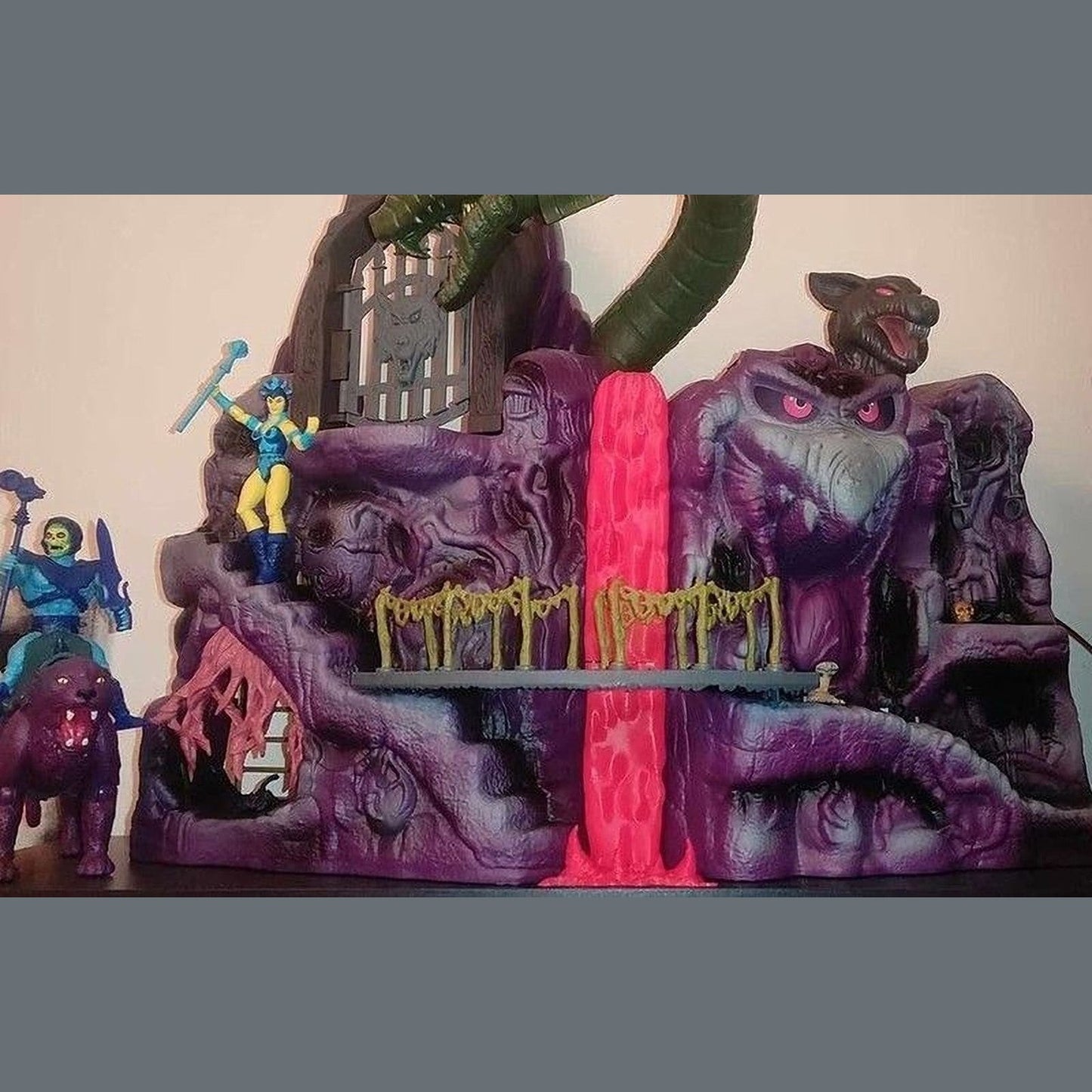 MOTU Snake Mountain Lava Falls Upgrade - Origins He-Man
