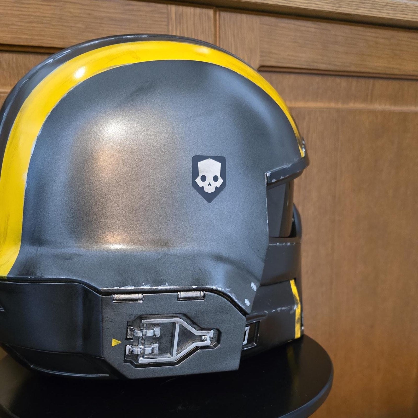 helldivers 2 helmet 3d printed kit or fully assembled painted 1:1 wearable