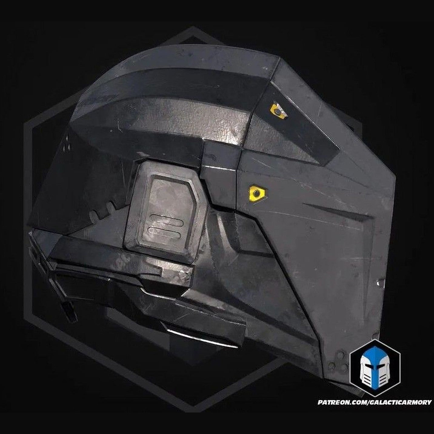 Helldivers 2 Null Cipher Helmet 1:1 Wearable Cosplay 3D Print Kit or Painted