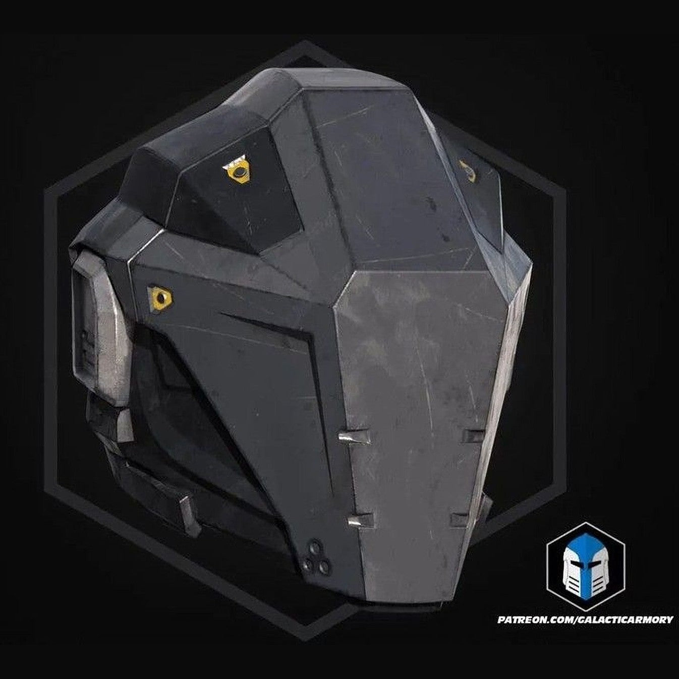 Helldivers 2 Null Cipher Helmet 1:1 Wearable Cosplay 3D Print Kit or Painted