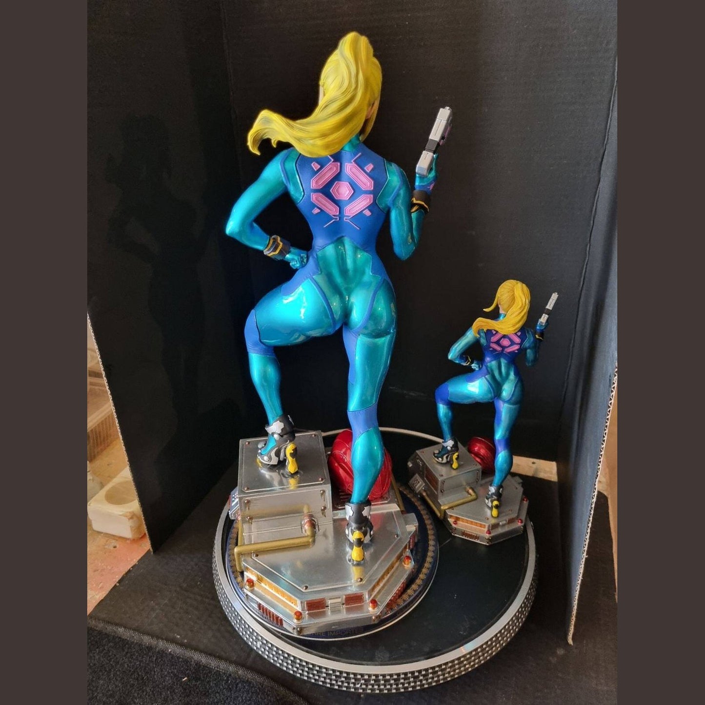 Metroid Samus Aran Zero Suit Statue 1/8 1/4 Painted