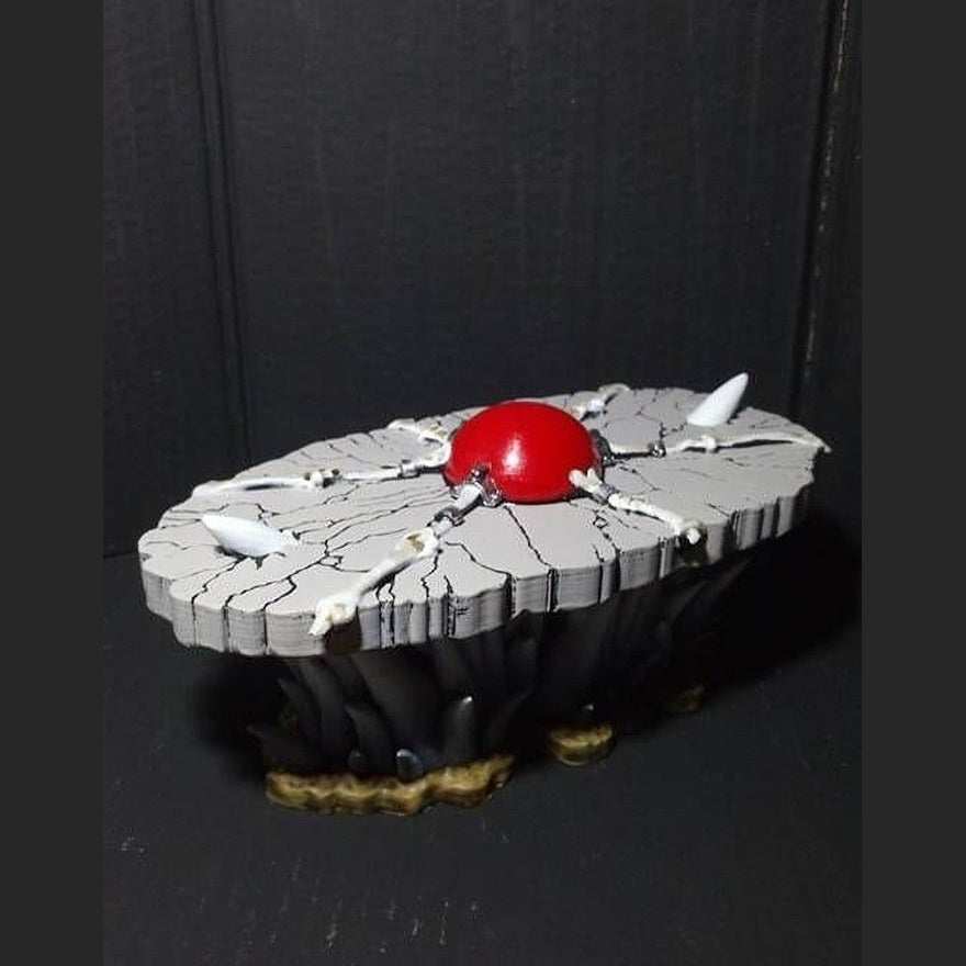 MOTU Skeletor Table LED Orb - Snake Mountain Diorama