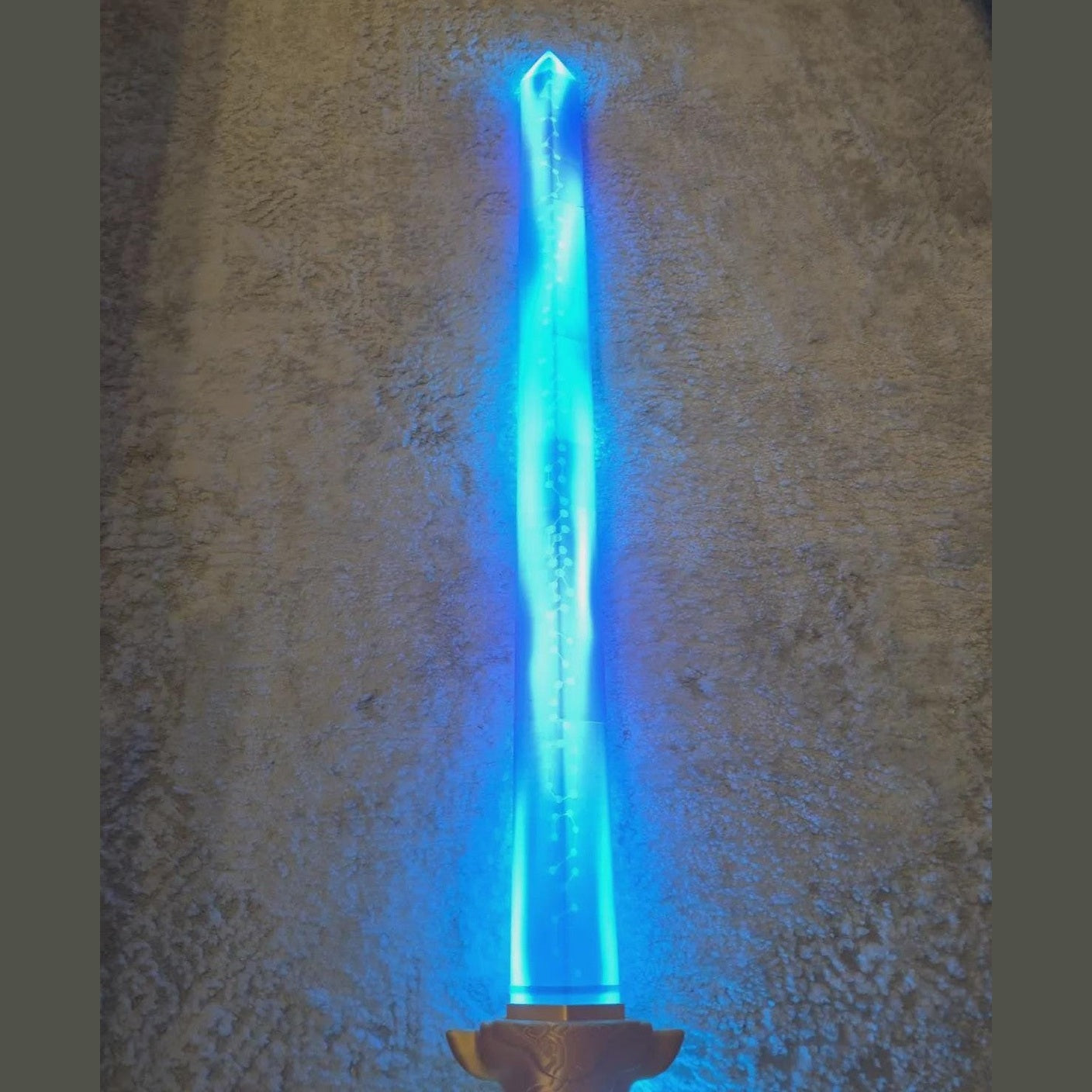 KPop Demon Hunters Rumi Sword LED Light Up Cosplay Weapon Prop Replica 3D Print