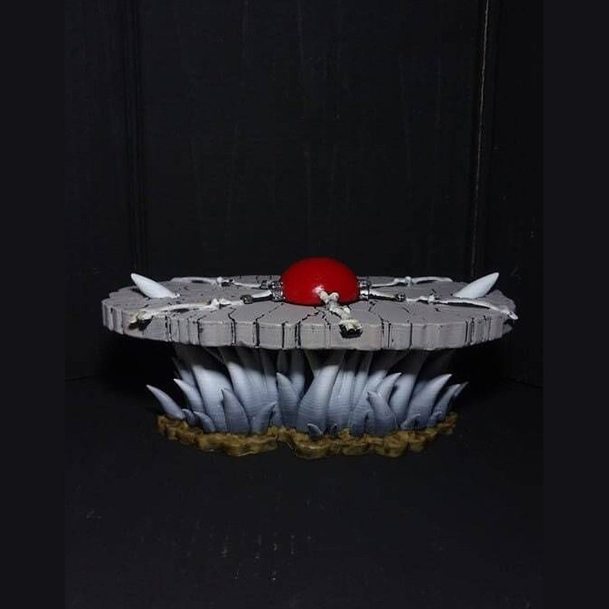 MOTU Skeletor Table LED Orb - Snake Mountain Diorama