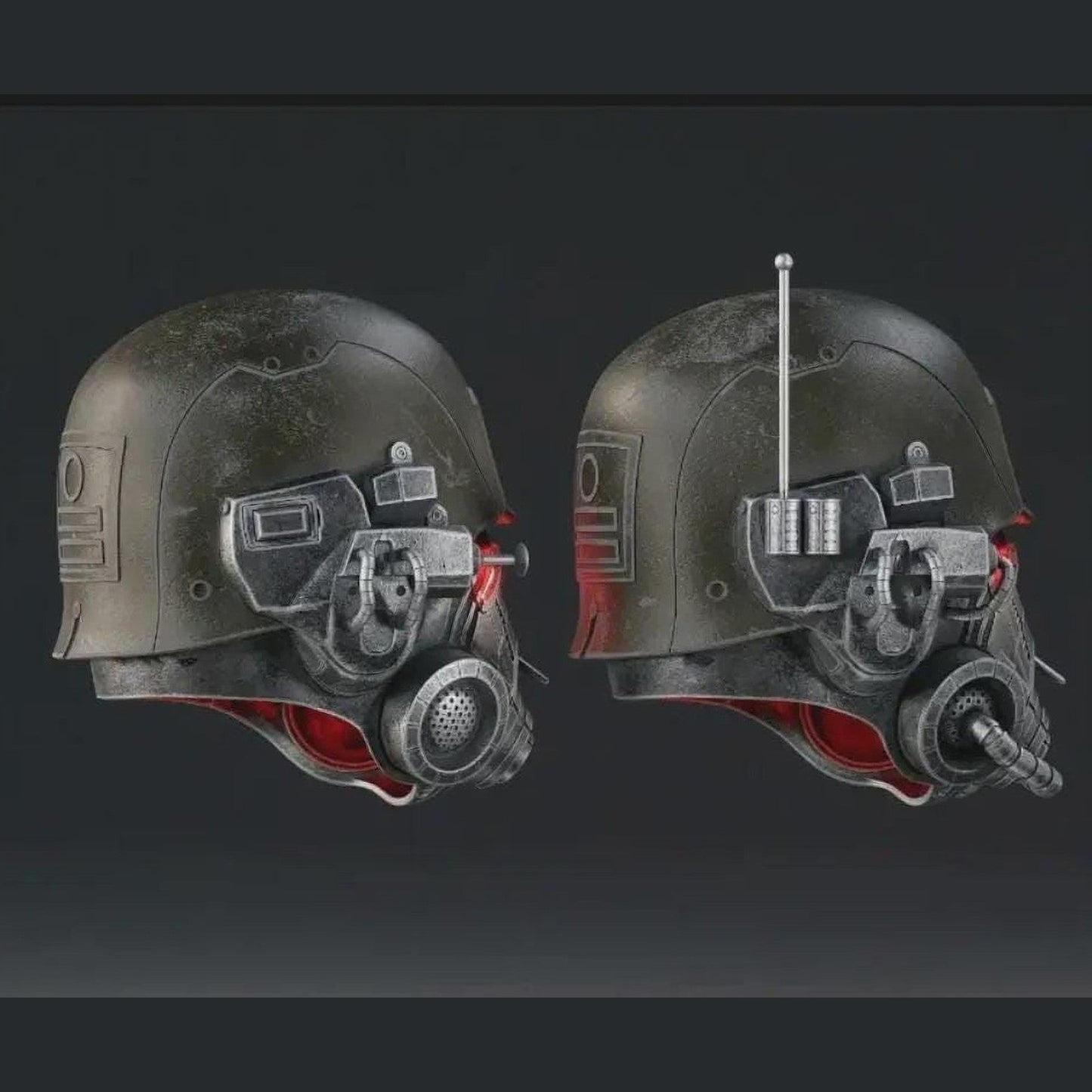 Fallout NCR Ranger Helmet 1:1 Wearable Cosplay 3D Print Kit or Painted