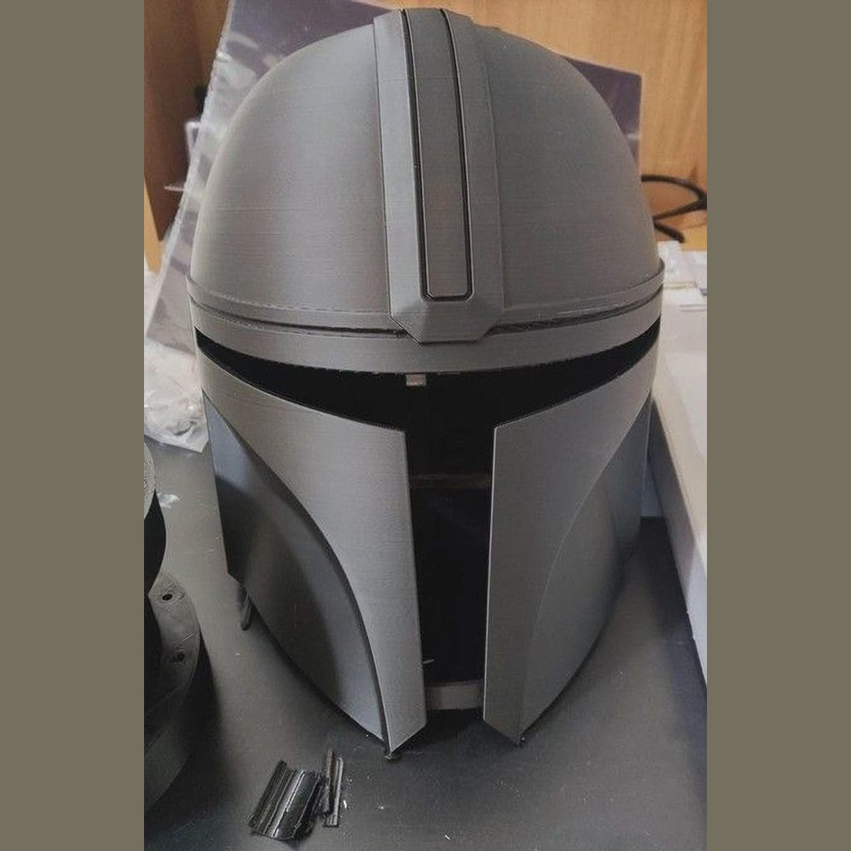 Star Wars Mandalorian Din Djarin Helmet 1:1 Wearable Cosplay 3D Print Kit