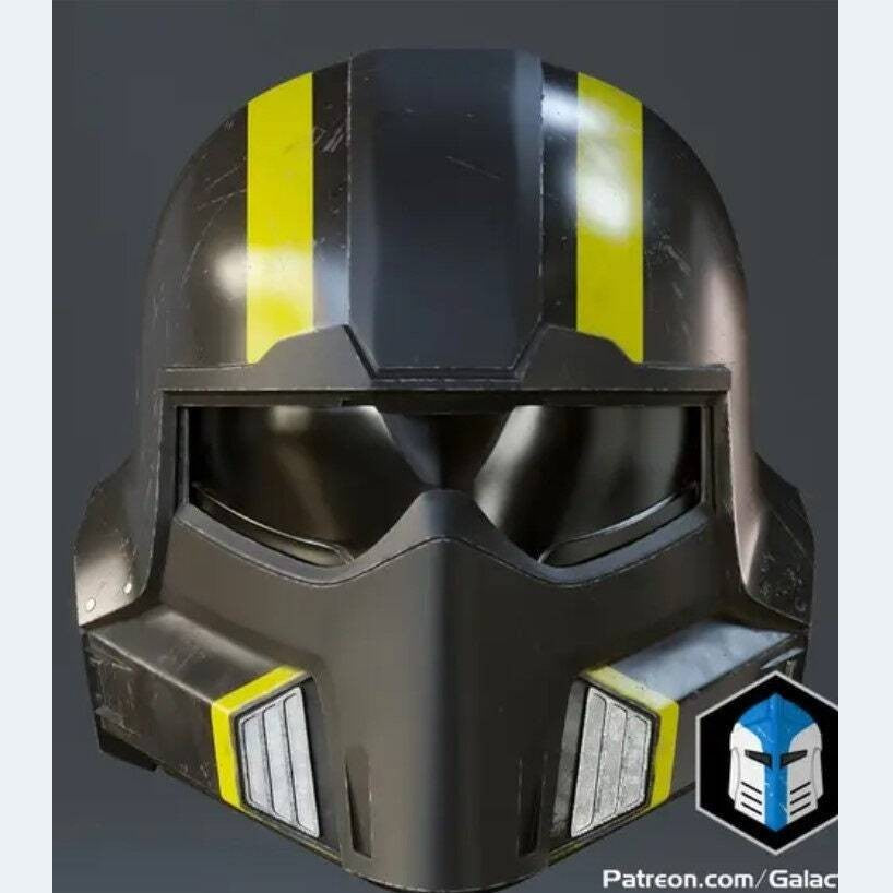 helldivers 2 helmet 3d printed kit or fully assembled painted 1:1 wearable