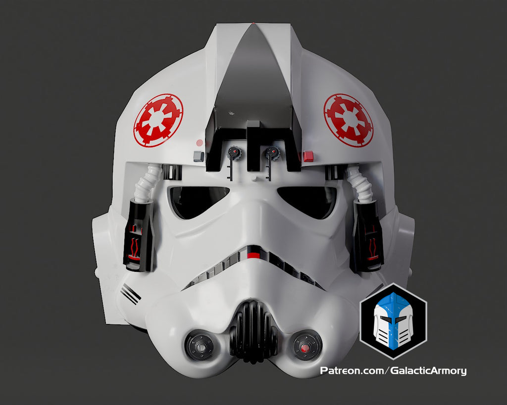 AT-AT Driver Helmet lifesize Wearable Cosplay by dask3d