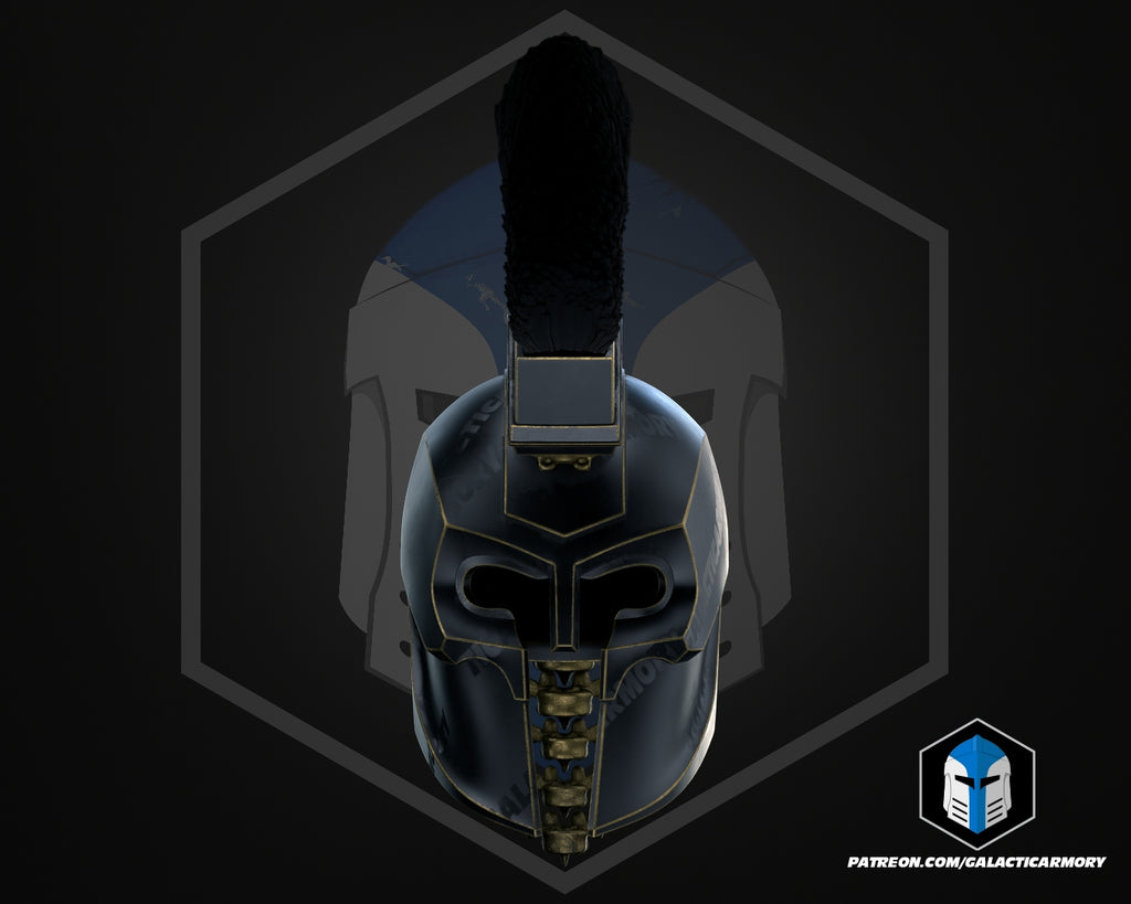 The Odyssey King Agamemnon's Helmet and Sword (no sheath) lifesize Wearable Cosplay - Kit or Painted