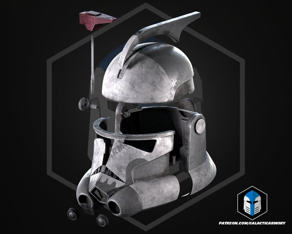 Animated ARC Trooper Helmet lifesize Wearable Cosplay by dask3d