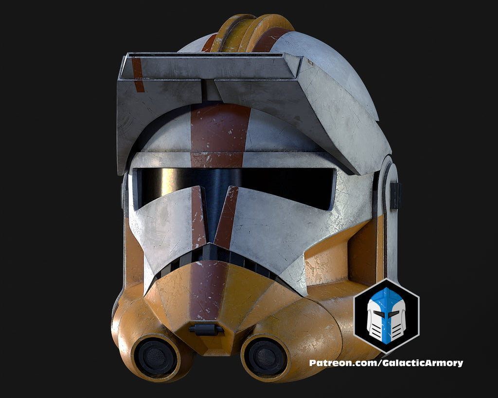 Phase 2 Animated Clone Trooper Helmet lifesize Wearable Cosplay by dask3d