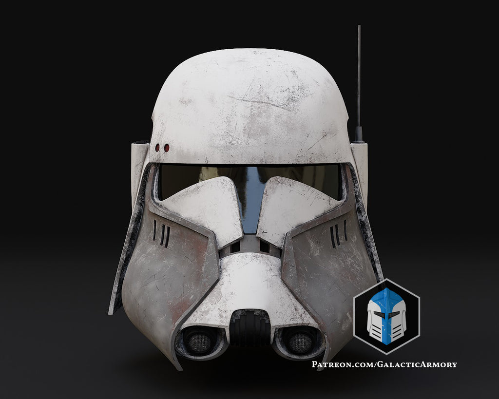 Commander Bacara Clone Trooper Helmet lifesize Wearable Cosplay by dask3d