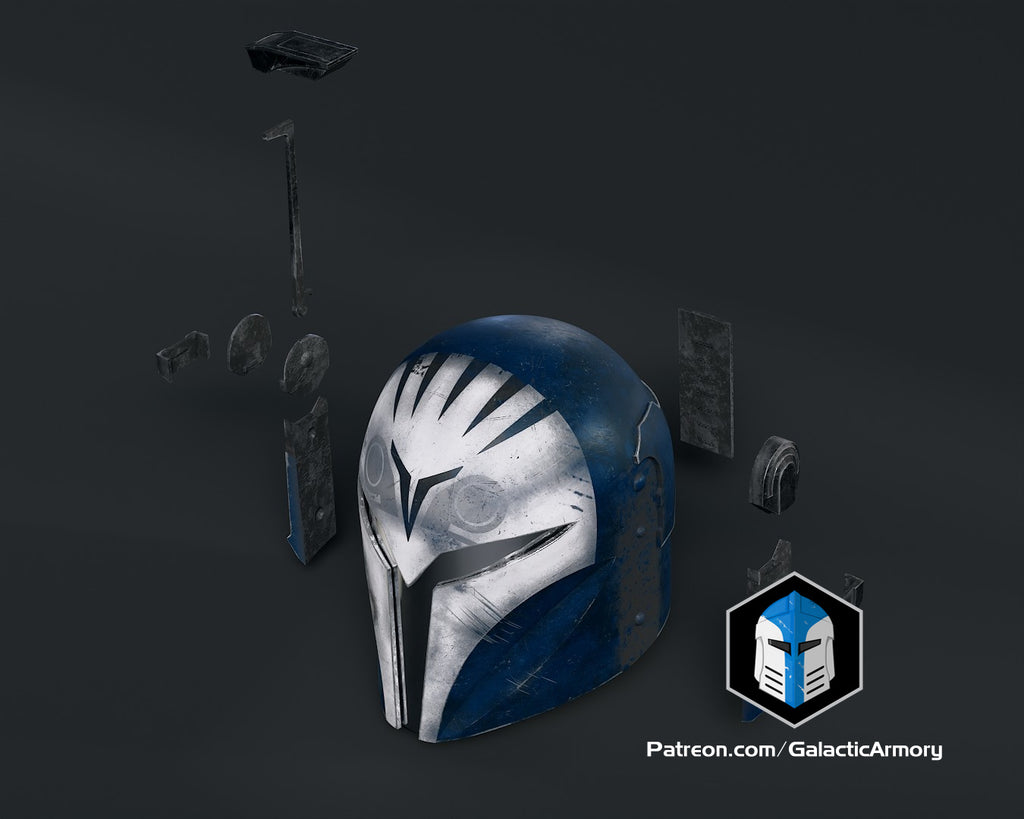 Bo Katan Helmet lifesize Wearable Cosplay by dask3d