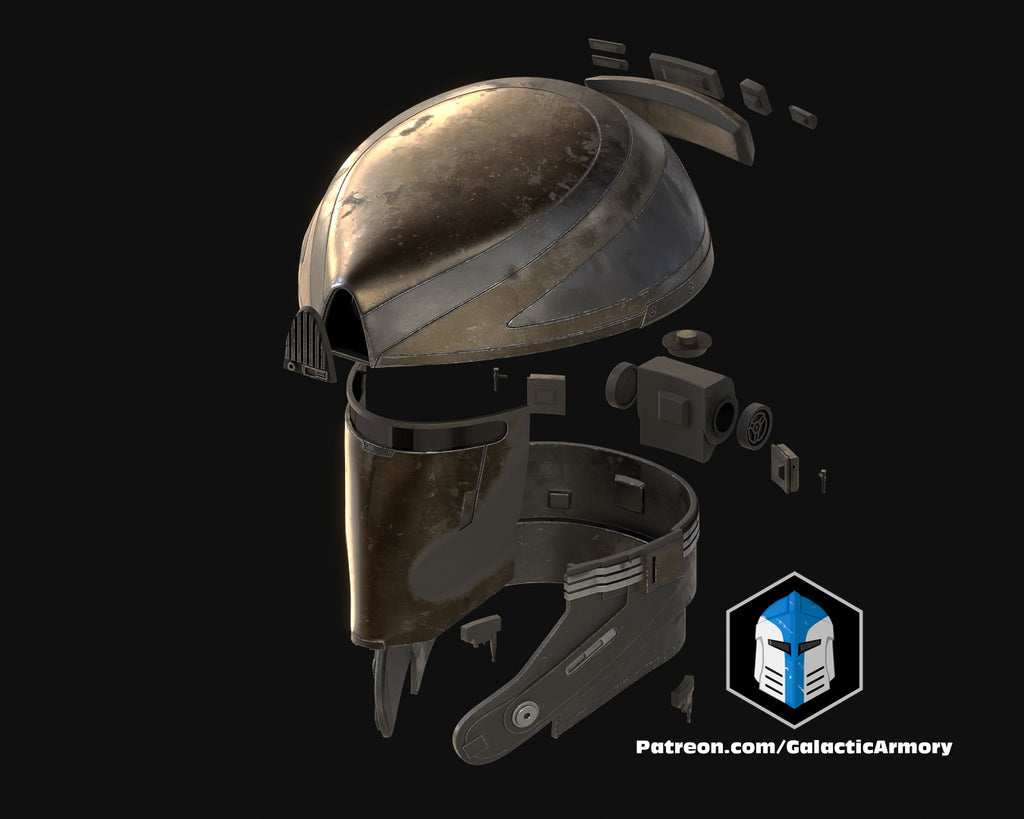 Captain Silvo's Helmet lifesize Wearable Cosplay by dask3d
