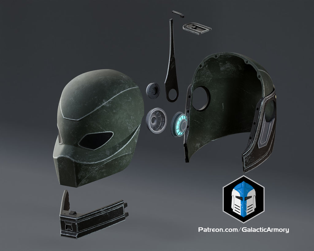 Bad Batch Clone Assassin Helmet lifesize Wearable Cosplay by dask3d
