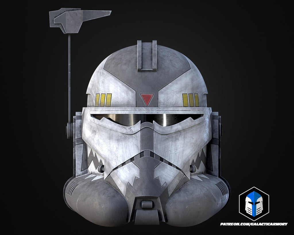 Commander Wolffe Helmet lifesize Wearable Cosplay by dask3d