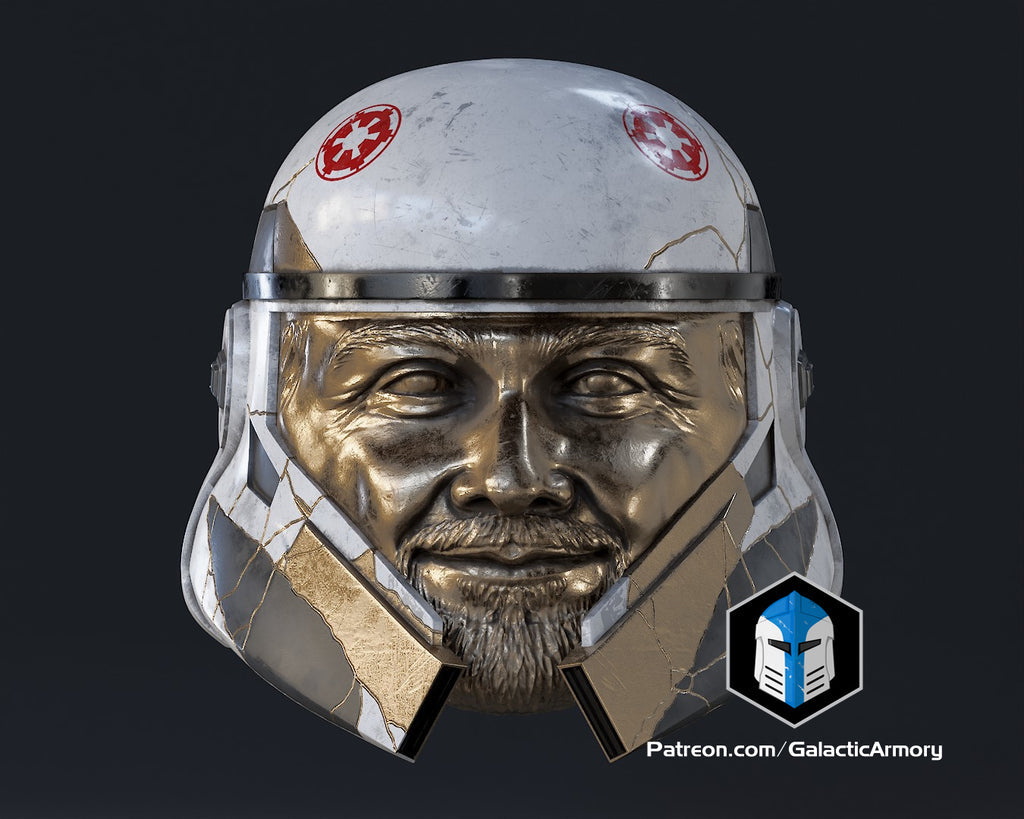 Captain Enoch Night Trooper Helmet lifesize Wearable Cosplay by dask3d