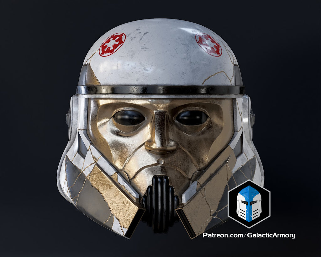 Captain Enoch Night Trooper Helmet lifesize Wearable Cosplay by dask3d
