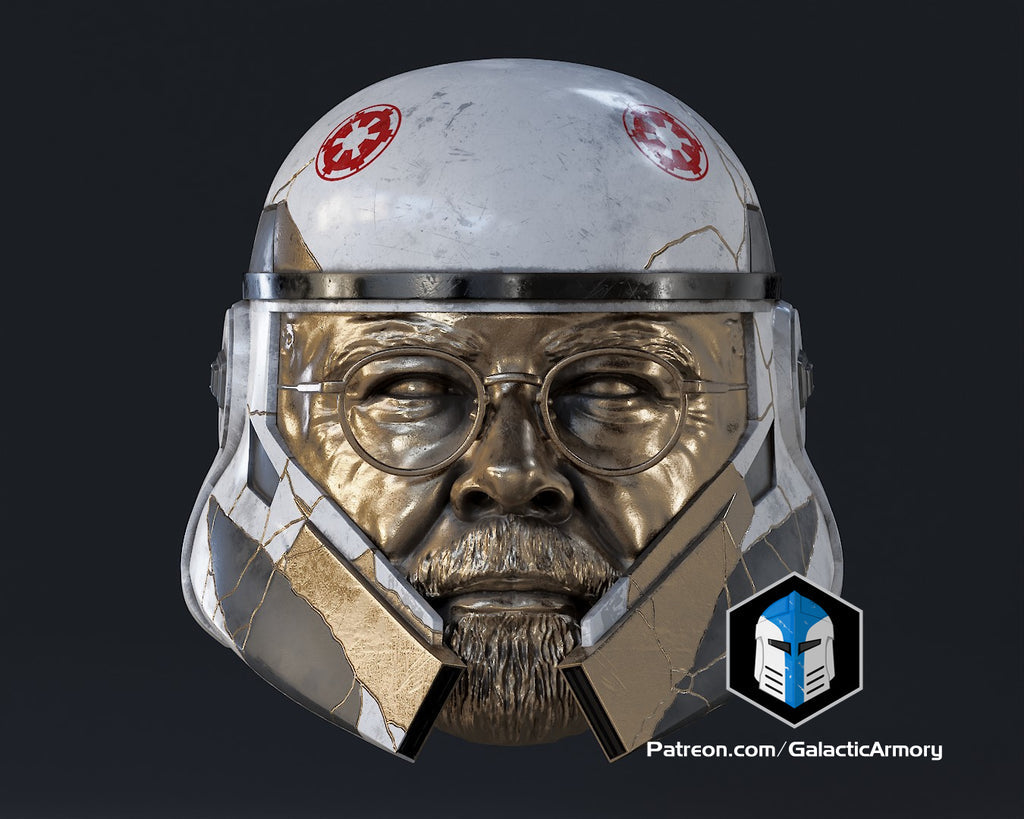 Captain Enoch Night Trooper Helmet lifesize Wearable Cosplay by dask3d