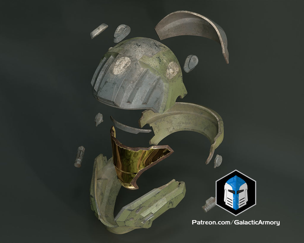 CQB Helmet lifesize Wearable Cosplay by dask3d