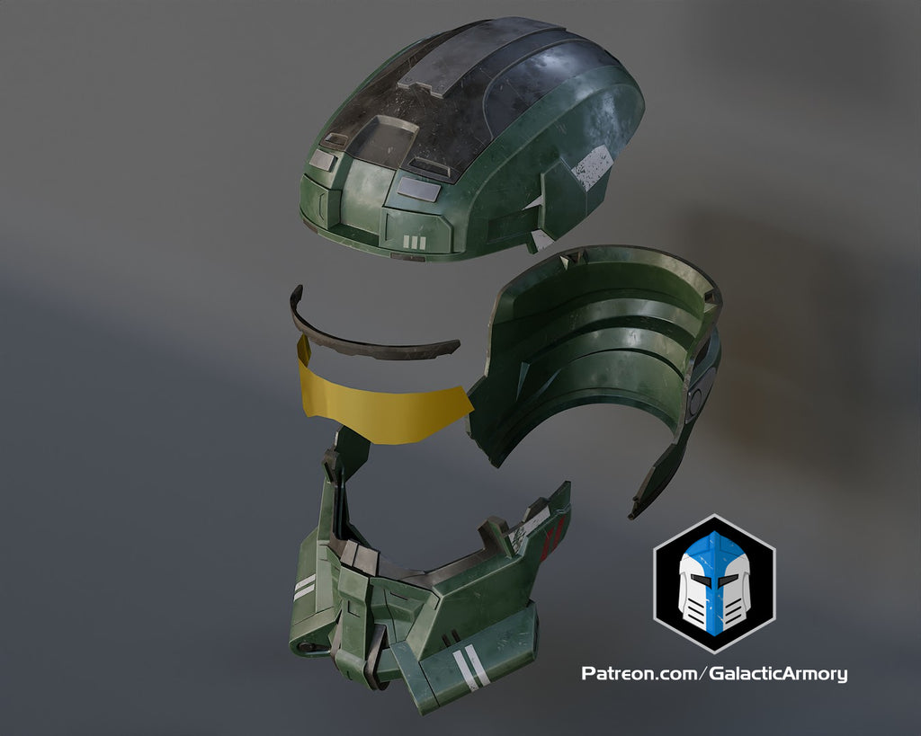 Halo EOD Helmet lifesize Wearable Cosplay - Kit or Painted