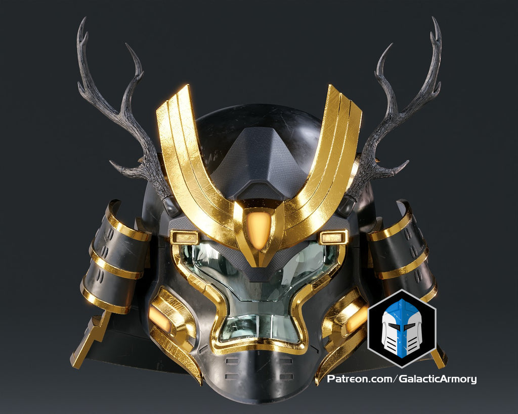 Halo Infinite Kabuto Helmet lifesize Wearable Cosplay - Kit or Painted