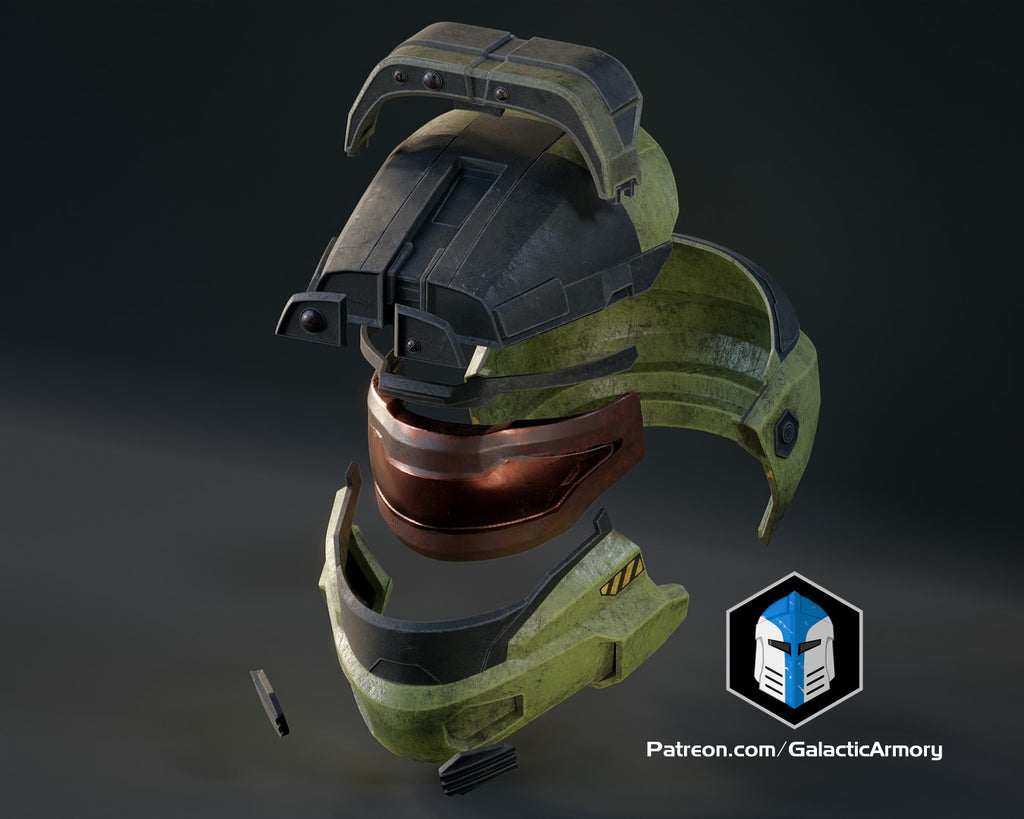 Reach Scout - Jun Helmet lifesize Wearable Cosplay by dask3d