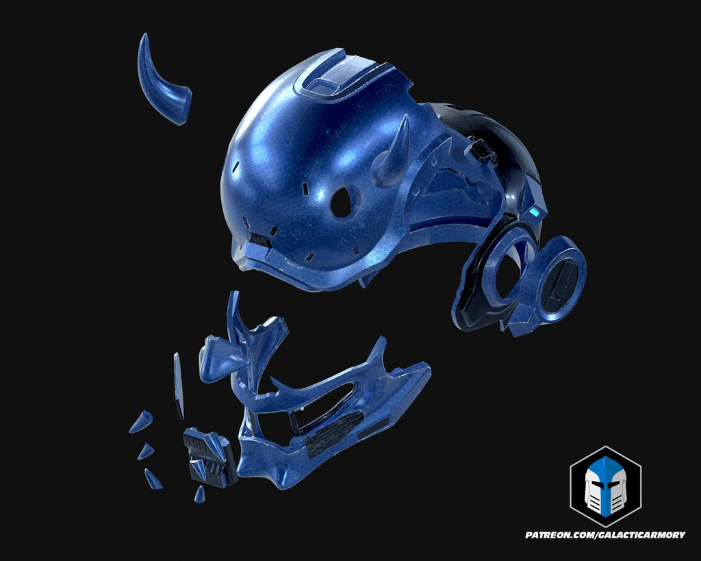 Halo Infinite Yokai Helmet lifesize Wearable Cosplay - Kit or Painted
